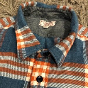 Wallace and Barnes Jcrew cotton flannel shirt